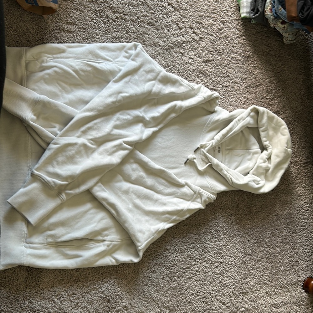 White hoodie